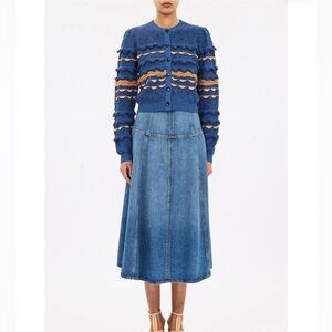 Ulla Johnson Cecilia Long Sleeve Cardigan - NEW!